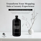 Fragrances - Luxury Mop Soap (Velvet Cherry) 32 Oz – Velvet Cherry Scented Floor Cleaner for Mopping – Pet Safe, Best Smelling Mop Detergent for All Surfaces