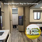 XL Hanging Laundry Hamper Bag, Black Door Hanging Hamper with Large Openging, Hanging Laundry Bag and Basket for Home, Dorm, or Travel,Durable and Stylish Design(Black 36x22Inch)