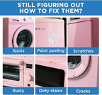 Appliance Paint Appliance Touch Up Paint High-Gloss Pink Surface Touch Up Paint Pen Scratch Repair for Appliances Refrigerator Metal Surfaces Dishwasher Dryer Microwave Washers