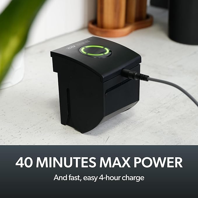 Gtech AirRAM MK2 Cordless Vacuum Cleaner with Powered Brush Head - Perfect for Carpet and Hardwood Floors - Rechargeable 22v Li-ion Battery - Lightweight (7 lbs.)