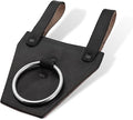 Armory Replicas - Ring Leather Universal O-Ring Medieval Style Axe Holder Belt Frog - Hand Crafted Genuine Leather Costume Weapon Holster Holder
