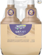 Swiffer Wetjet Wood Floor Cleaner Solution Refill, 42.2 Oz - 2 Pack