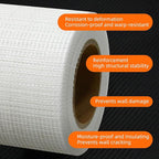 QILIMA Self-Adhesive Fiberglass Drywall Joint Tape Mesh for Wall Patch, 6 Inch by 75 Feet White