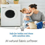 Wool Dryer Balls Laundry Reusable Wool Balls for Dryer Organic Premium New Zealand Wool Natural Fabric Softener Reduce Clothing Wrinkles Drying Clothes Faster Eco-Friendly 3 Pack XL