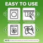 Renuv® Heavy Duty Dishwasher Cleaner & Deodorizer Tablets, Descaler, Deep Cleaning, Natural Odor & Smell Remover, Calcium, Limescale, Hard Water Marks, Grease, Septic Safe Pods (12 Tabs 1 Yr Supply)