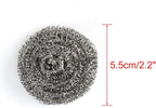 uxcell Stainless Steel Wire Pot Pan Scouring Pad Scrubber 6 Pcs