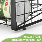 JKsmart 3-Tier Stackable Can Rack Organizer for Pantry, Adjustable Can Storage Holder for Various Ounces of Canned food Soda Drinks, Can Dispenser for Kitchen Cupboard Cabinet, 2 Pack