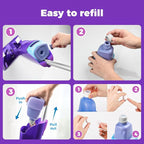 Reusable Bottle for Swiffer Wet Jet Mop, 500ml /17 FL OZ Cleaner Solution Empty Bottle