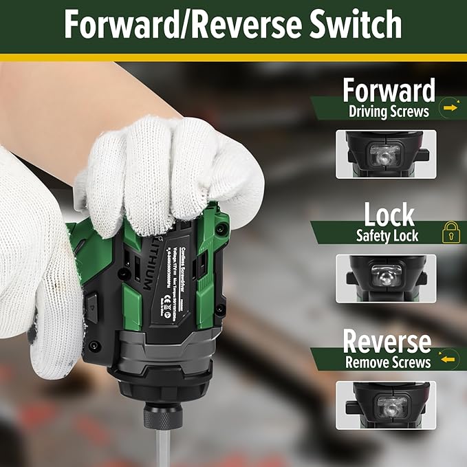 Prostormer Cordless Drill and Impact Driver Set, 17V Brushless Power Tool Kit Included 3/8” Drill & 1/4” Impact Driver with 2 Batteries, Charger, 23pcs Bits and Tool Case