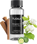 Hotel Bergamot Essential Oil - 120ML Waterless Scent Oil for Cold Air Diffusers, Luxury Aroma Fragrance Oils for Home, Spa & Office-Long Lasting Aromatic Oil for Waterless Diffusers