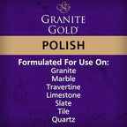 Granite Gold Polish Spray, Streak-Free Shine for Granite, Quartz, Marble, Travertine, Natural Stone Countertops, 24 Fl Oz (Pack of 2)