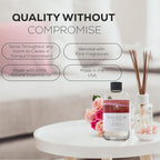 Aroma Country Ruh Gulab Diffuser Oil - Luxury Essential Oils for Diffuser Refill & Air Freshener Room Spray - Long-Lasting & Natural Home Fragrance, Damask Rose Scented Oil for Diffusers (8.5 Fl. oz)