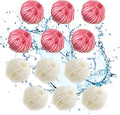 Pet Hair Remover for Laundry, 12 PCS Reusable Pet Hair Remover Balls, Washing Machine Hair Catcher for Dog and Cat Hair Removal, Gentle Lint Collector for Laundry Care
