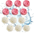 Pet Hair Remover for Laundry, 12 PCS Reusable Pet Hair Remover Balls, Washing Machine Hair Catcher for Dog and Cat Hair Removal, Gentle Lint Collector for Laundry Care