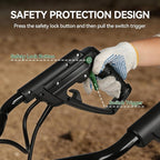 Prostormer 18 Inch Corded Electric Tiller Cultivator, 15Amp Motor with 6 Steel Tines, Heavy Duty Garden Tiller for Soil Cultivation, Lawn, and Yard Care