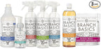 Branch Basics Premium Starter Kit: All Purpose, Glass, and Bathroom Cleaner plus our Foaming Wash, and Laundry Bottle (3 Plastic Spray Bottles + Concentrate) Fragrance-Free