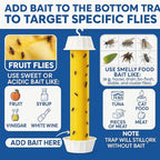 Fly Stick Sticky Fly Traps for Indoors and Outdoor Wasp Traps - Effective Pest Control 4 Pack