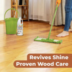 Mighty Mint Hardwood Floor Cleaner, Ready-to-Use with Mops and Sprayers, Natural Mint Scent, 32oz