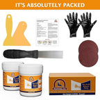 Drywall Repair Kit,19.74OZ,2 Pack Wall Mending Agent,Wall Spackle with Scraper,Wall Surface Hole Fill Quick and Easy Solution,Easy to Fill Holes in Home Wall and Quick Repair Crack,Plaster Wall Repair