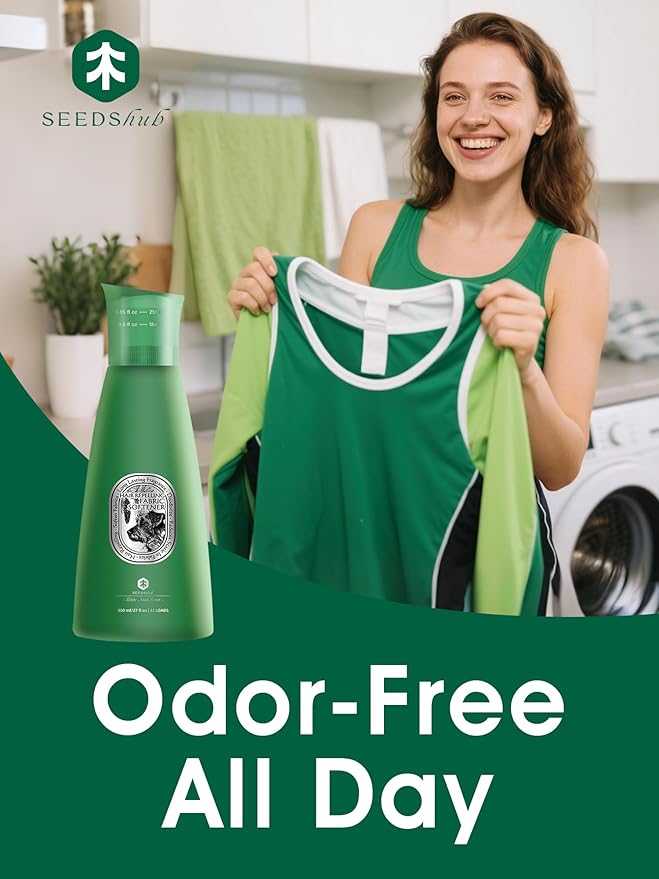 Pet Hair Remover for Laundry, Fabric Softener with Natural Enzymes, Plant-Based, Non Toxic, Removes Stain, Residue & Odors, Cedar Scent, 32 Loads