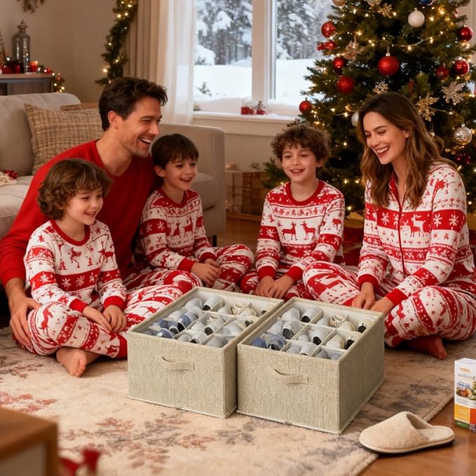 FHSQX 2 Pack Shoe Organizer for Closet,Fits up to 24 Pairs,Fabric Shoe Storage Bins,Large Shoe Box Storage Containers with Bottom Support for Shoes (Beige, (16.5 * 12.6 * 9.5) x1)