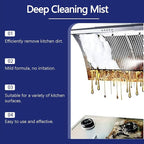 Deep Cleaning Mist, Lemon Zest, 200ml, Fast-Acting Kitchen and Bath Cleaner, 3X Cleaning Power
