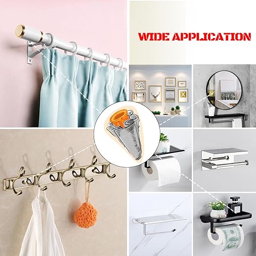 Drywall Anchor Repair Kit,Loose Wall Anchor Fix Patches,Ideal for Drywall and Masonry,Only Wet Can Fix Wall Hole Fast,20 Patches with Anchors and Screws Included.