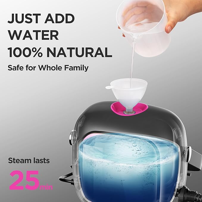 Steam Cleaner,Heavy-duty Steam Cleaners for Home,Detachable Handheld Steamer for Cleaning,248°F Steam Mop for Floors, Cars,Furniture,Tiles, Kitchen,Bathroom,Grout and More,21-Piece Kit Include