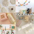 Anvin 984 Feet Cotton Twine Natural Jute Twine Packing Twines Bakers Twine Beige Twine Wrapping Butchers Baking Arts and Crafts Gardening(Pack of 3, 10 Ply 2mm Thick)