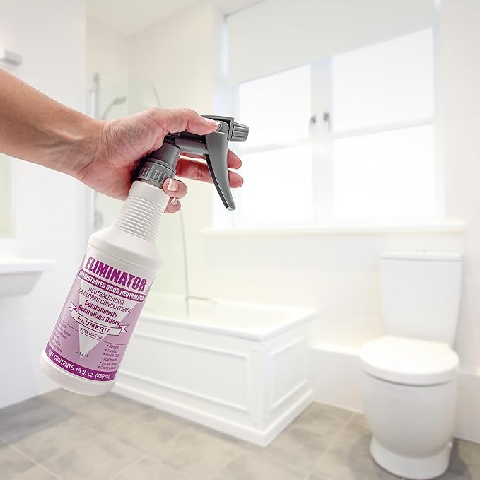 Eliminator Air Freshener and Odor Neutralizer: Industrial-Strength Odor Elimination with Advanced Molecular Technology for 24-Hour Freshness - Transform Your Space Instantly (Plumeria)