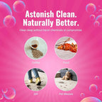 Astonish Specialist Machine Carpet Cleaner 1000ml Solution – Deep Odor Lifting Shampoo for Wool & Synthetic Rugs – Stain Remover Concentrate for Major Cleaning Units, Fresh Scent