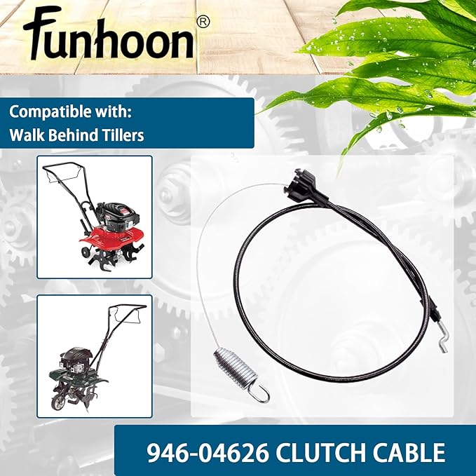Lawn Mower Clutch Cable 946-04626 for Troy-Bilt Bolens MTD Yard Machines Walk-Behind Tillers Replaces 746-04626 731-05385