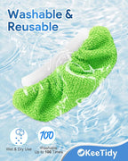 10 Pack Microfiber Cloths for Handheld Steam Cleaner Compatible with Bissell Steam Shot fit for Wagner fit for PurSteam fit for McCulloch Universal Steam Mop Pads Washable