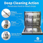 Dishwasher Cleaning Tablets, Lemon Scent 9 Month Supply, Dishwasher Cleaner and Deodorizer, Dish washer Descaler