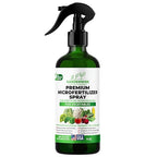 Premium Microfertilizer Foliar Spray - Chelated Plant Nutrition Blend with Chelated Iron for Vegetables. Perfect for Hydroponics, Pots, and Open Soil. Ready to Use (8 OZ)