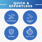 Grout Groovy! Electric Stand-Up Lightweight Grout Cleaning Machine – Large Tile Grout Cleaner for Deep Cleaning Kitchen Floors, Bathrooms & Tile Surfaces | Easy-to-Use Electric Floor Scrubber Machine