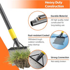 Garden Shovel, Weed Scraper Tool, Multifunctional Garden Cleaning Shovels, 60" Floor Scraper Long Handle, Heavy Duty Metal Flat Spade Shovel for Lawn Edging,Sidewalk Weeding,Ice Chopper,Snow Shovel