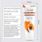 Small Roller Brush Wall Repair Tool Refillable Paint Roller Brush for Emulsion 2-in-1 Wall Roller Brush Set Tool Wall DIY Creation Removing Wall Stains Eco-Friendly Latex Paint Repair Kit for Walls