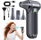 Electric Compressed Air Duster, 170000RPM High-Speed Cordless Air Blower with Rechargeable Battery for Keyboard, PC & Electronics Car Cleaning, Reusable Canned Air Alternative