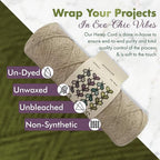 100% Organic Hemp Cord, Twine, String for Jewelry, Beading, Macrame, Crafts, 23 Bees (10 lb.) Natural