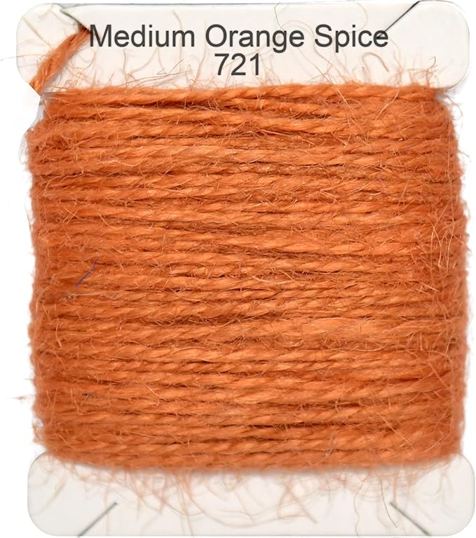 Jute Twine 15m Long Twine String for Crafts Gift Wrapping Packing Gardening Crochet Knitting Macrame Decor (Medium Orange Spice)