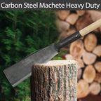 Machete for Cutting Trees Heavy Duty Steel Knifer for Yard Work Garden Camping Survival Sickle Clearing Brush Kukri Machete with Handle