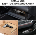 Handheld Vacuum,Car Vacuum Cleaner,4-in-1 20000PA High Power Portable Rechargeable Vacuum Cleaner with Brushless Motor, Small Handheld Vacuum & Air Blower & Pump-Black