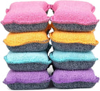 UPSTAR Dish Sponges Kitchen, Microfiber Cleaning Scrubber for Dishwashing, Sink, Basin and Multi-Pupose, Non-Scratch, Size.S Pack of 8