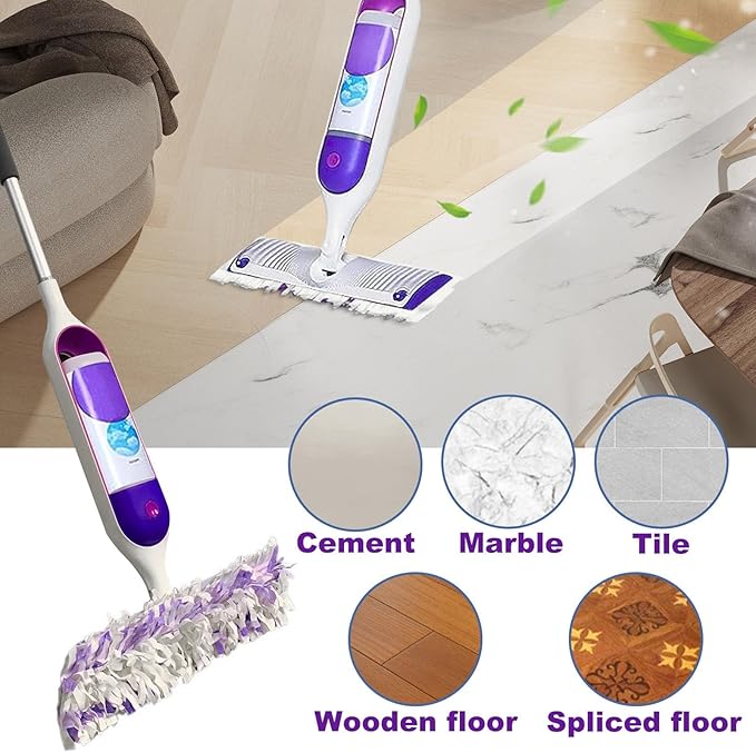 30 Count Mop Pad Refills, Compatible with Swiffer PowerMop Multi-Surface Mop, Absorbent Cleaning Pads for Hardwood, Tile & Laminate Floors