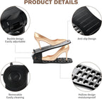 Shoe Slots Organizer Adjustable Shoe Stackers Double Deck Shoe Rack Holder Shoe Rack Storage Space Saver for Closet Organization