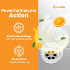 Enzyme Drain Cleaner and Deodorizer - Breaks Down Grease Build Up, Eliminating Odors and Smells, Septic Safe, Non-Caustic Sink Drain and Garbage Disposal Cleaner (22 Fl Oz 3 Pack)