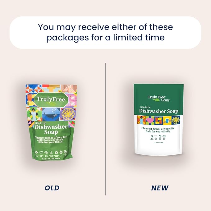 Automatic Dishwasher Detergent Powder - Concentrated Dishwashing Detergent, Dish Soap, Hard Water Stain Remover, Kitchen Cleaning Supplies, No Harmful Ingredients - 12.5 oz (Pack of 2)