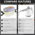 Steam Cleaner,1500W handheld pressurized steam cleaner,Portable Car Steamer for Auto Detailing,Steam Cleaner for Home,Steam Cleaning Machine for Furniture,Kitchen,Grout,Floor,Tile