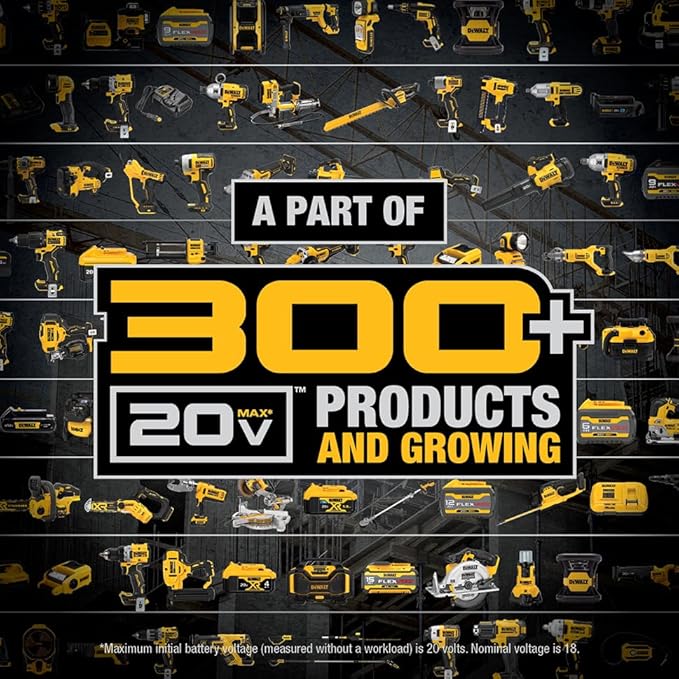 DEWALT 20V Max Cordless Drill Driver Set, 2 Speed, High Performance Motor, Includes 2 XR 1.3Ah Li-Ion Batteries, Charger and Contractor Bag (DCD771C2)